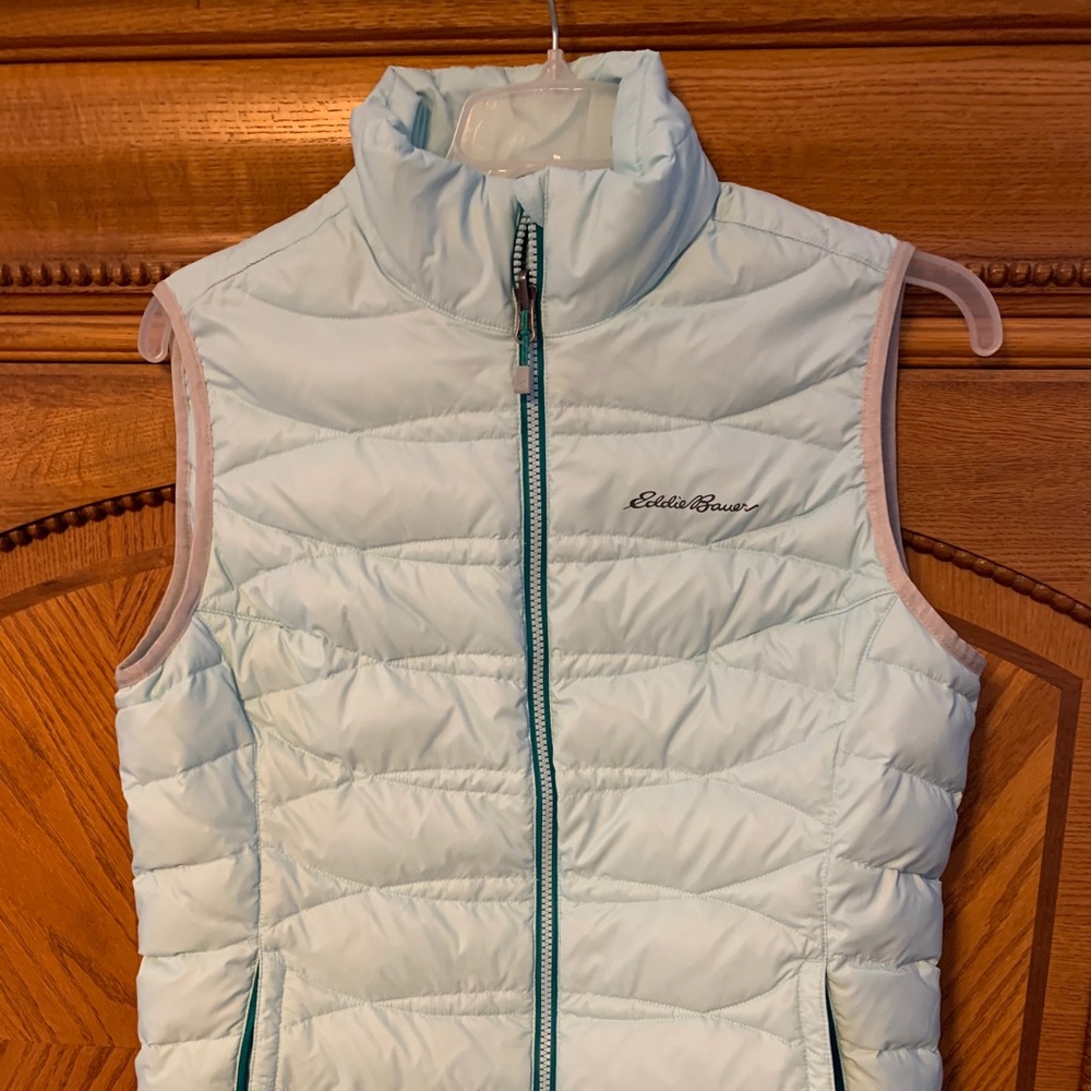 Eddie Bauer Gray Down Vest